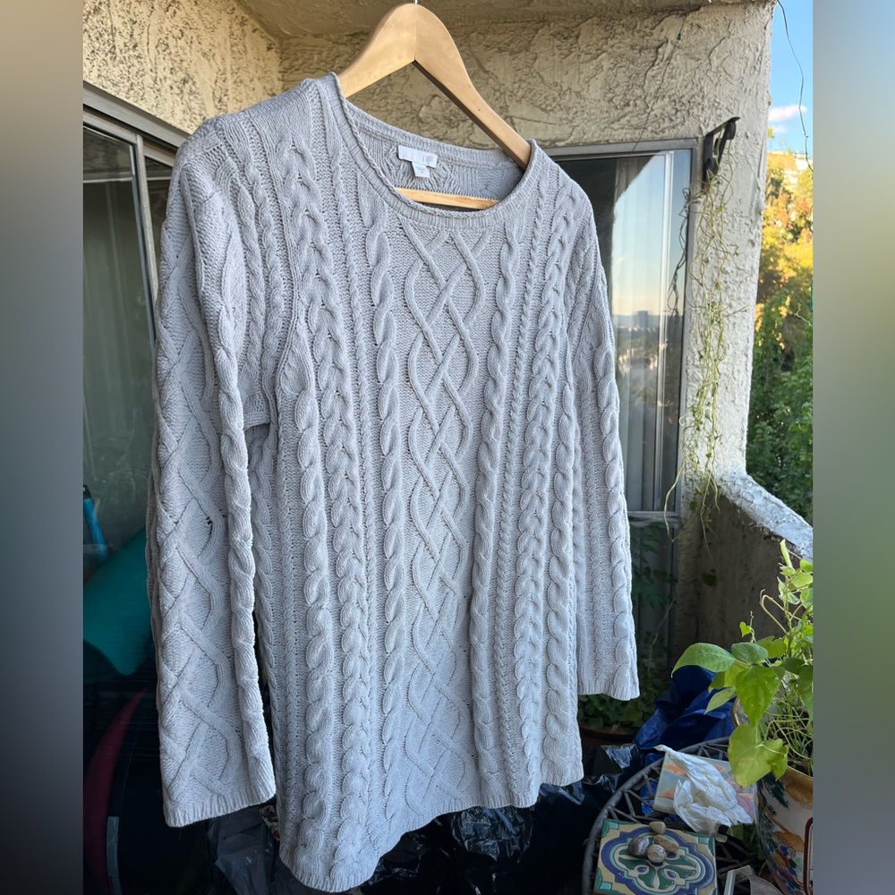 J Jill Medium Cable Sweater